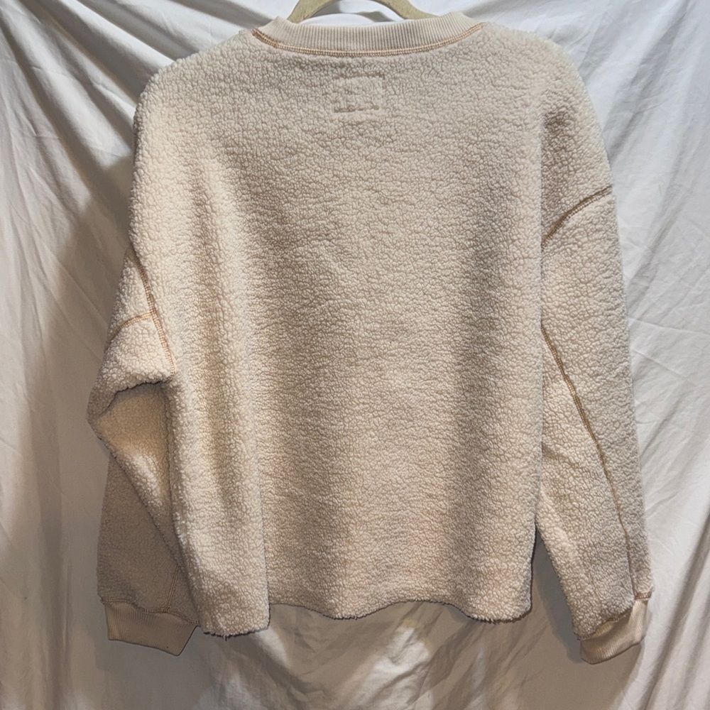 American Eagle Outfitters Cream Crew Neck Sweater - Picture 3 of 3